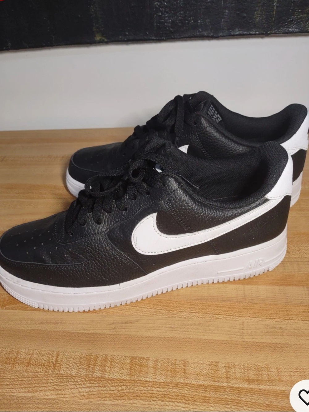 Nike Men's Black and White Sneakers